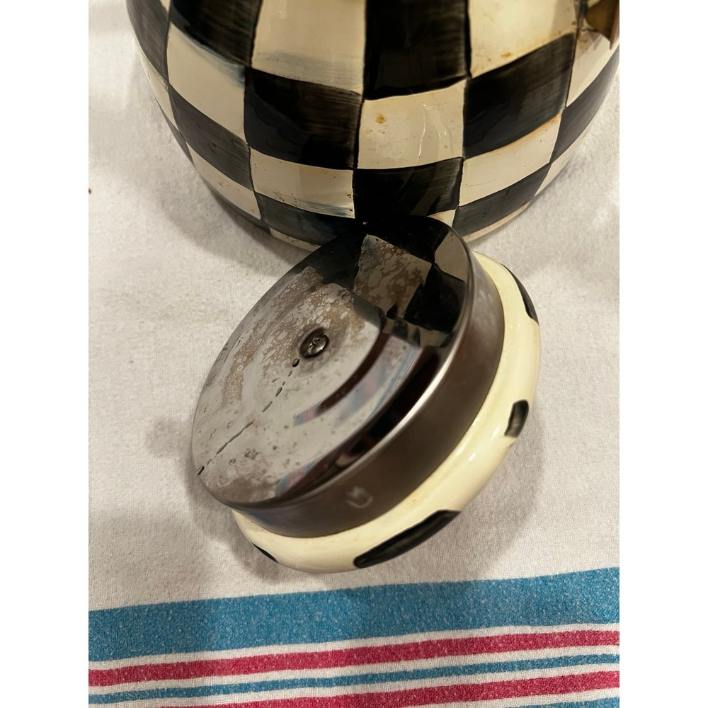 Mackenzie Child's Courtly Check teapot - Picture 2 of 8